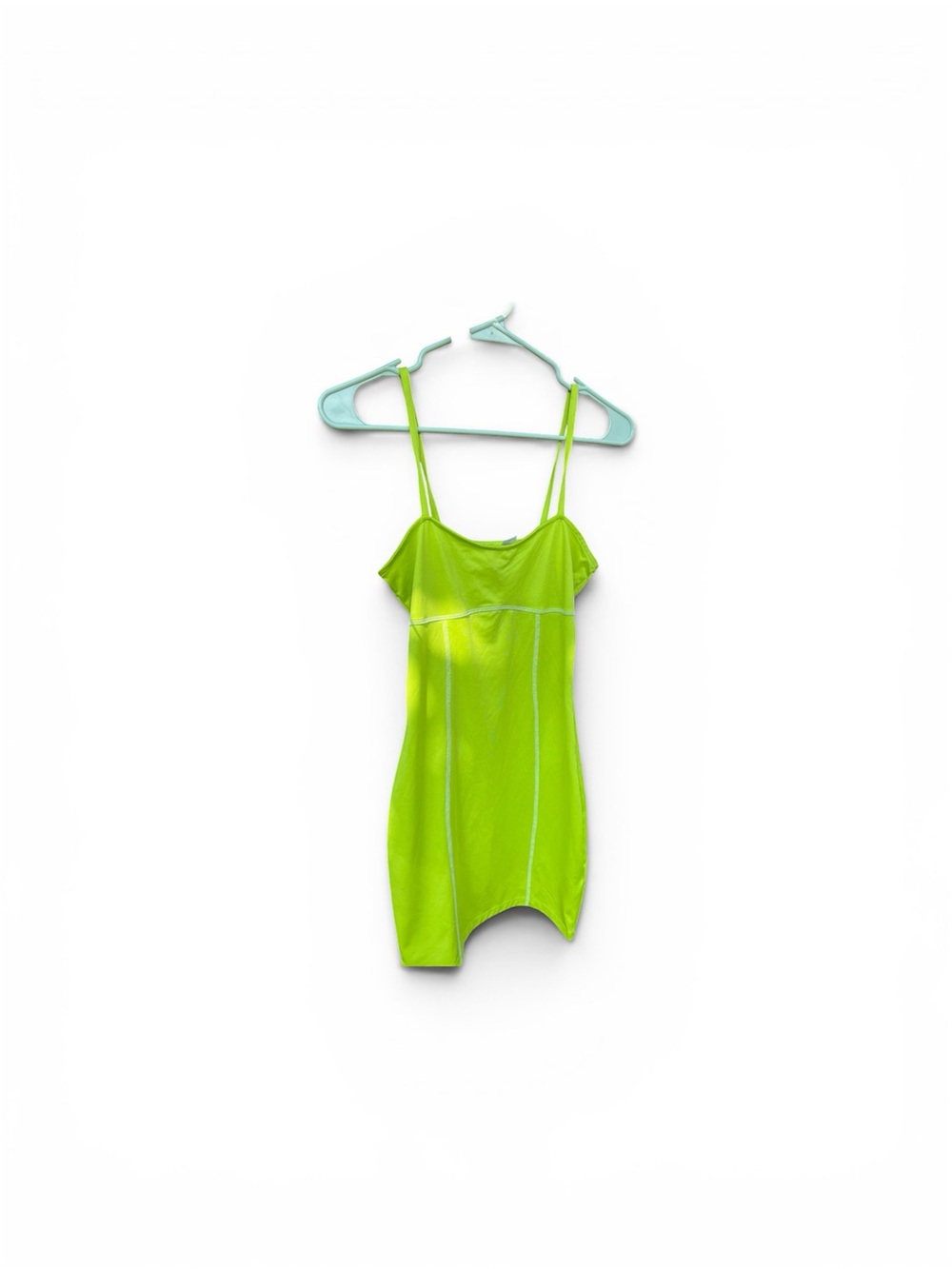 Divided Neon Yellow Bodycon Dress